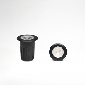 Round | Black IP67 | 4.5W | Inground 